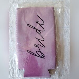 Purple Bride Can Cooler